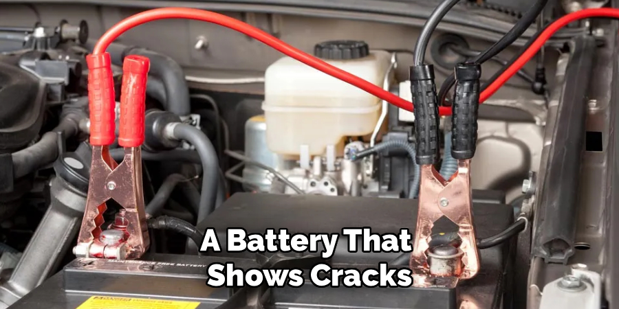 A Battery That 
Shows Cracks