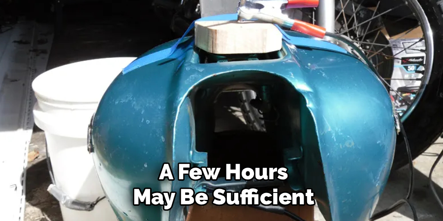 A Few Hours
May Be Sufficient