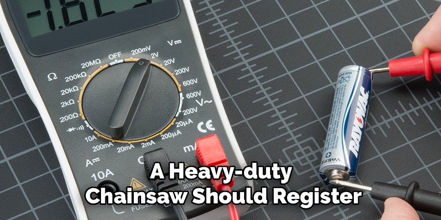 A Heavy-duty 
Chainsaw Should Register