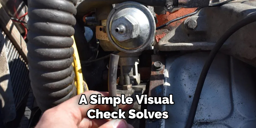 A Simple Visual 
Check Solves