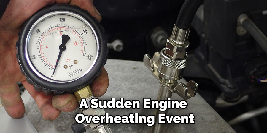 A Sudden Engine
Overheating Event
