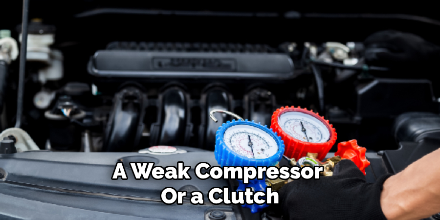 A Weak Compressor 
Or a Clutch