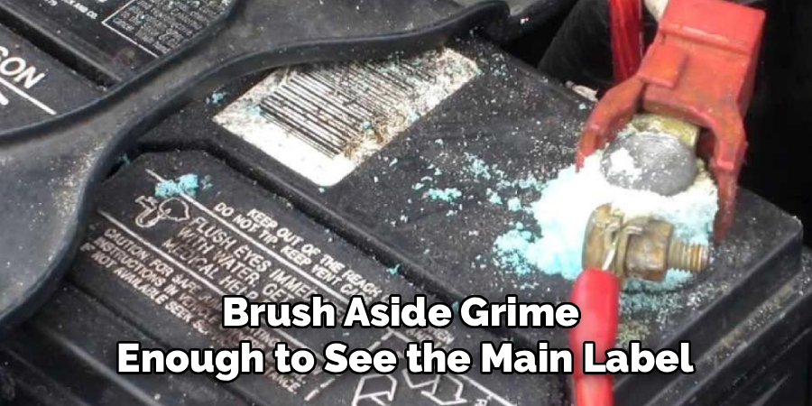 Brush Aside Grime
Enough to See the Main Label