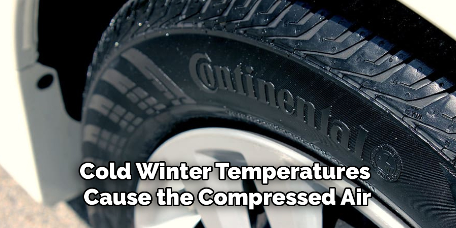 Cold Winter Temperatures Cause the Compressed Air