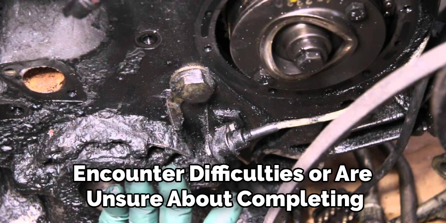 Encounter Difficulties or Are
Unsure About Completing