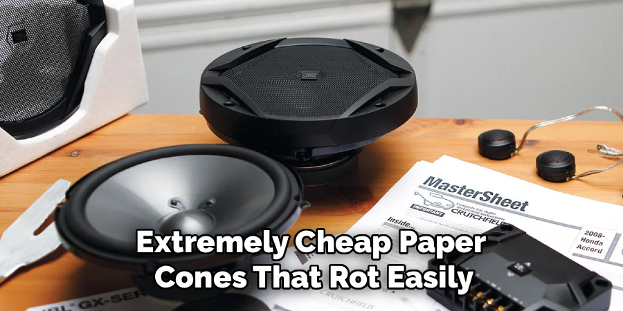 Extremely Cheap Paper
Cones That Rot Easily