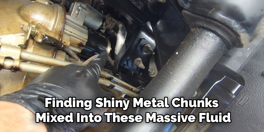 Finding Shiny Metal Chunks 
Mixed Into These Massive Fluid