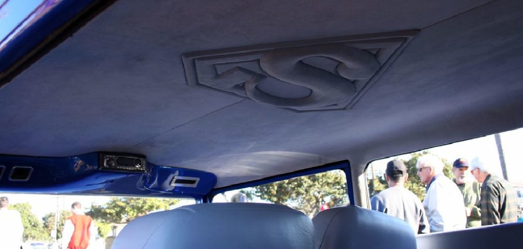 How to Clean Car Headliner