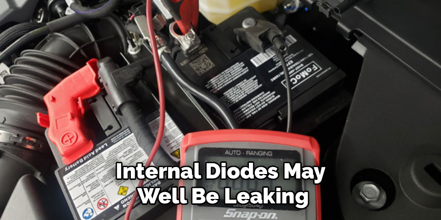 Internal Diodes May 
Well Be Leaking