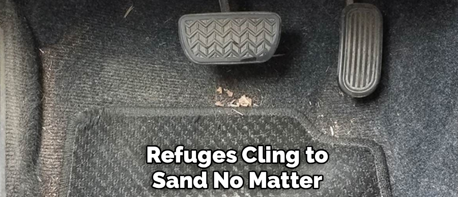 Refuges Cling to
Sand No Matter