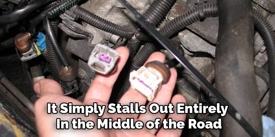 It Simply Stalls Out Entirely 
In the Middle of the Road