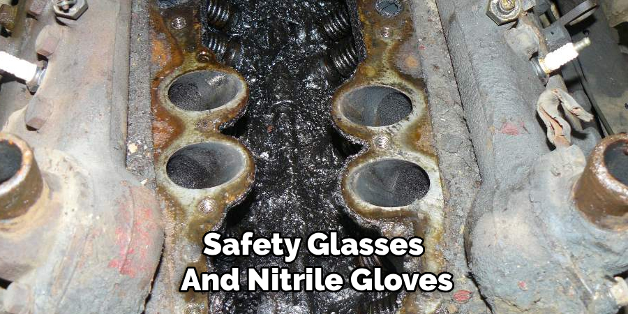 Safety Glasses 
And Nitrile Gloves