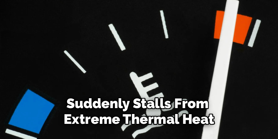 Suddenly Stalls From
Extreme Thermal Heat