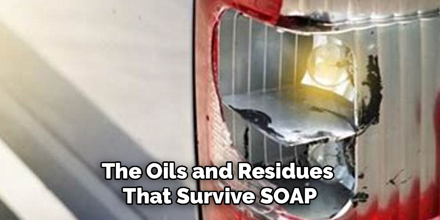 The Oils and Residues
That Survive SOAP