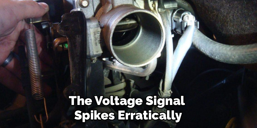 The Voltage Signal 
Spikes Erratically