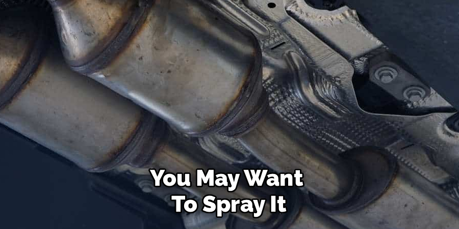 You May Want 
To Spray It