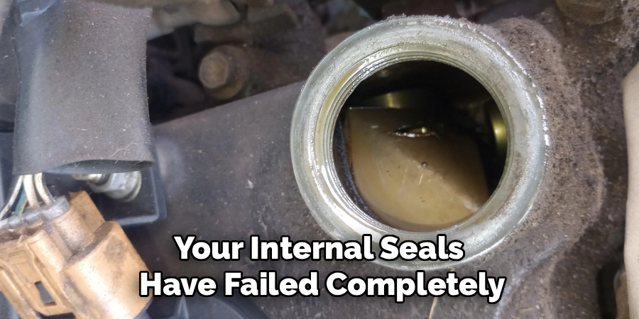 Your Internal Seals 
Have Failed Completely