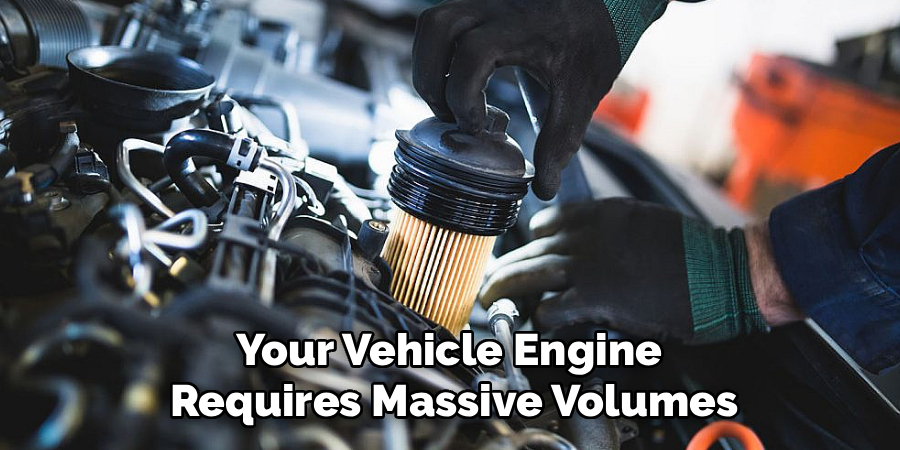 Your Vehicle Engine 
Requires Massive Volumes