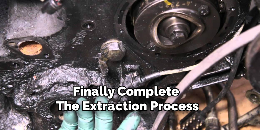 Finally Complete 
The Extraction Process
